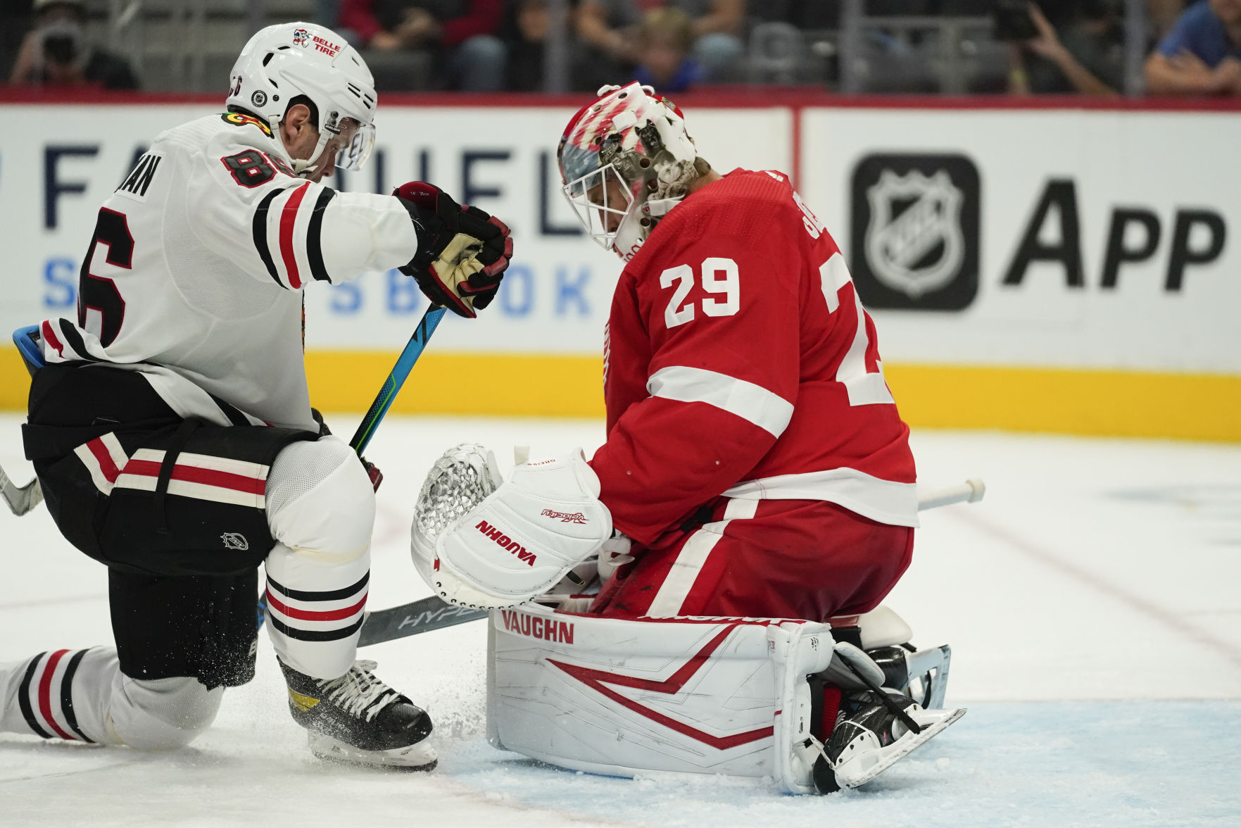 Blackhawks Red Wings Hockey